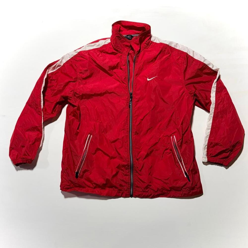 Vintage 90s Nike Embroidered Swoosh Track Jacket
